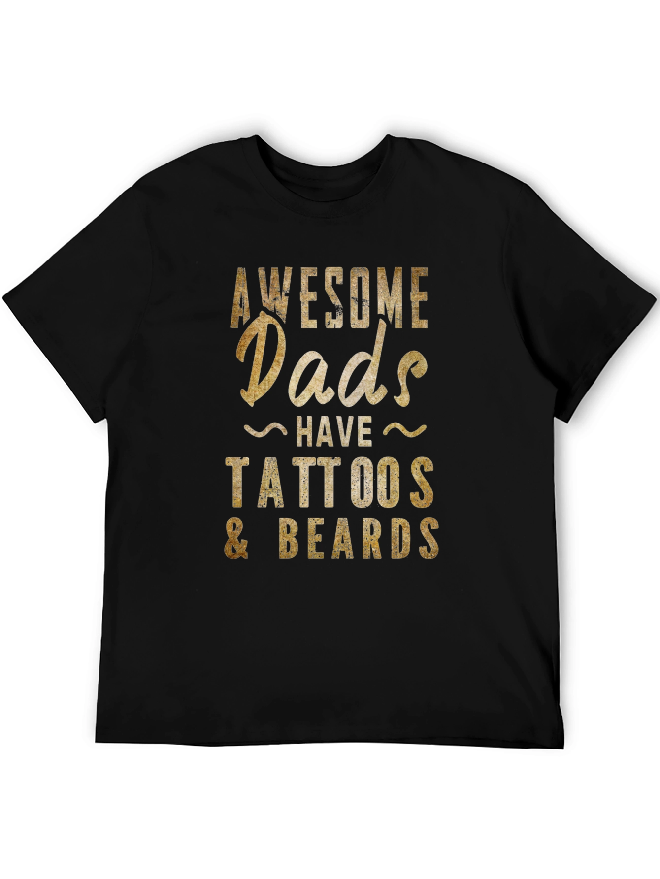 Awesome Dads Tattoos & Beards Graphic Tee