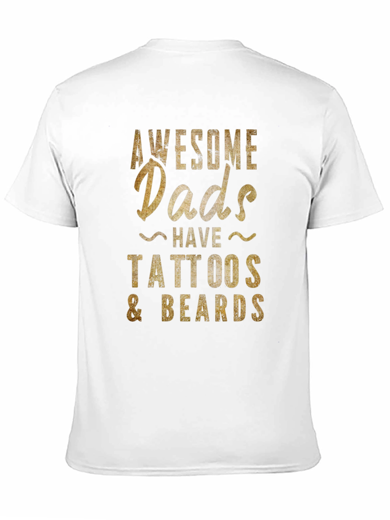 Awesome Dads Tattoos & Beards Graphic Tee