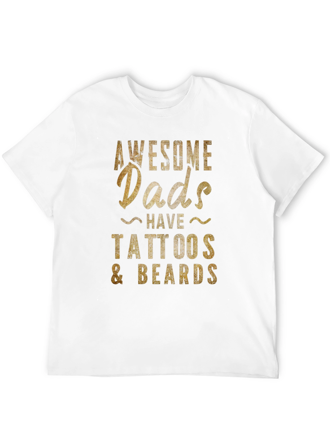 Awesome Dads Tattoos & Beards Graphic Tee