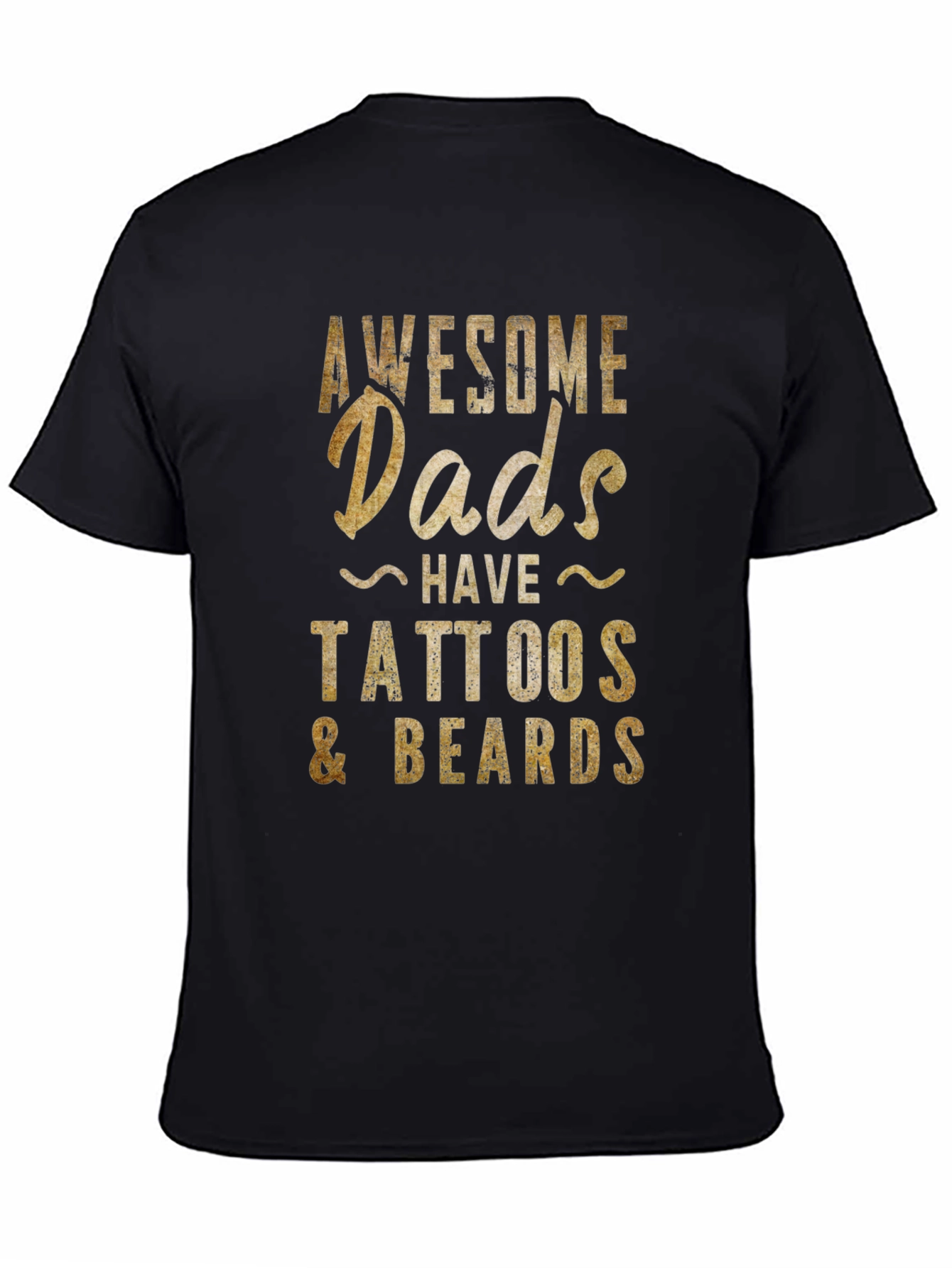 Awesome Dads Tattoos & Beards Graphic Tee