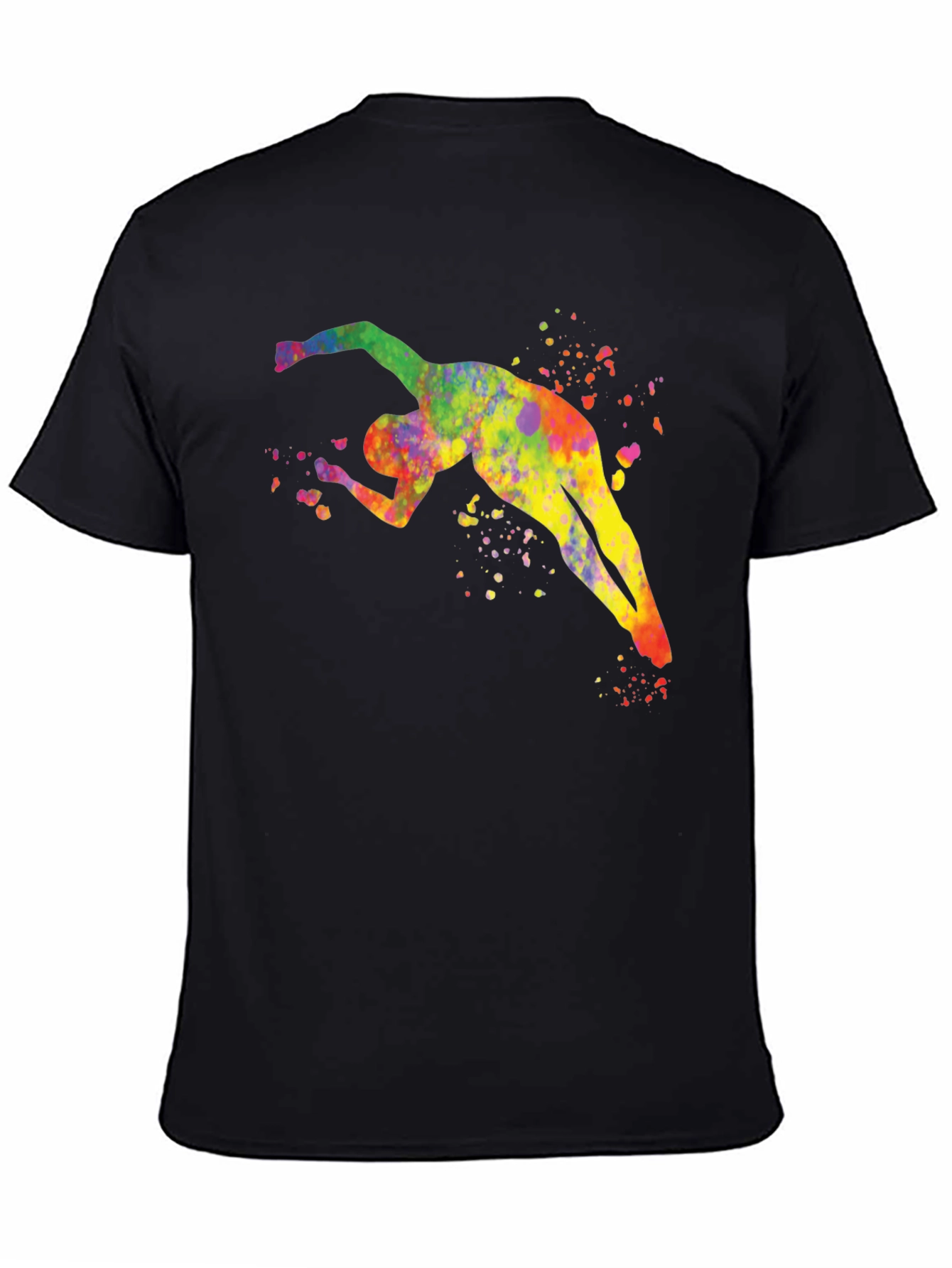 Watercolor Skydiver Graphic Tee
