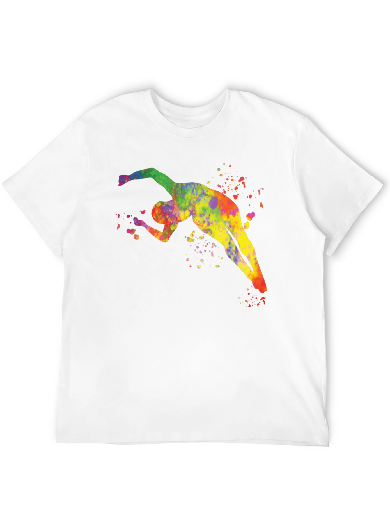 Watercolor Skydiver Graphic Tee