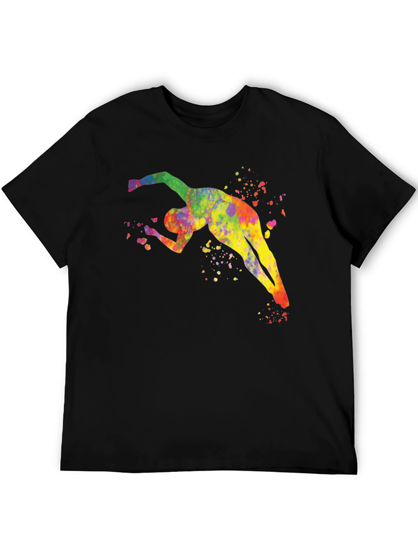 Watercolor Skydiver Graphic Tee