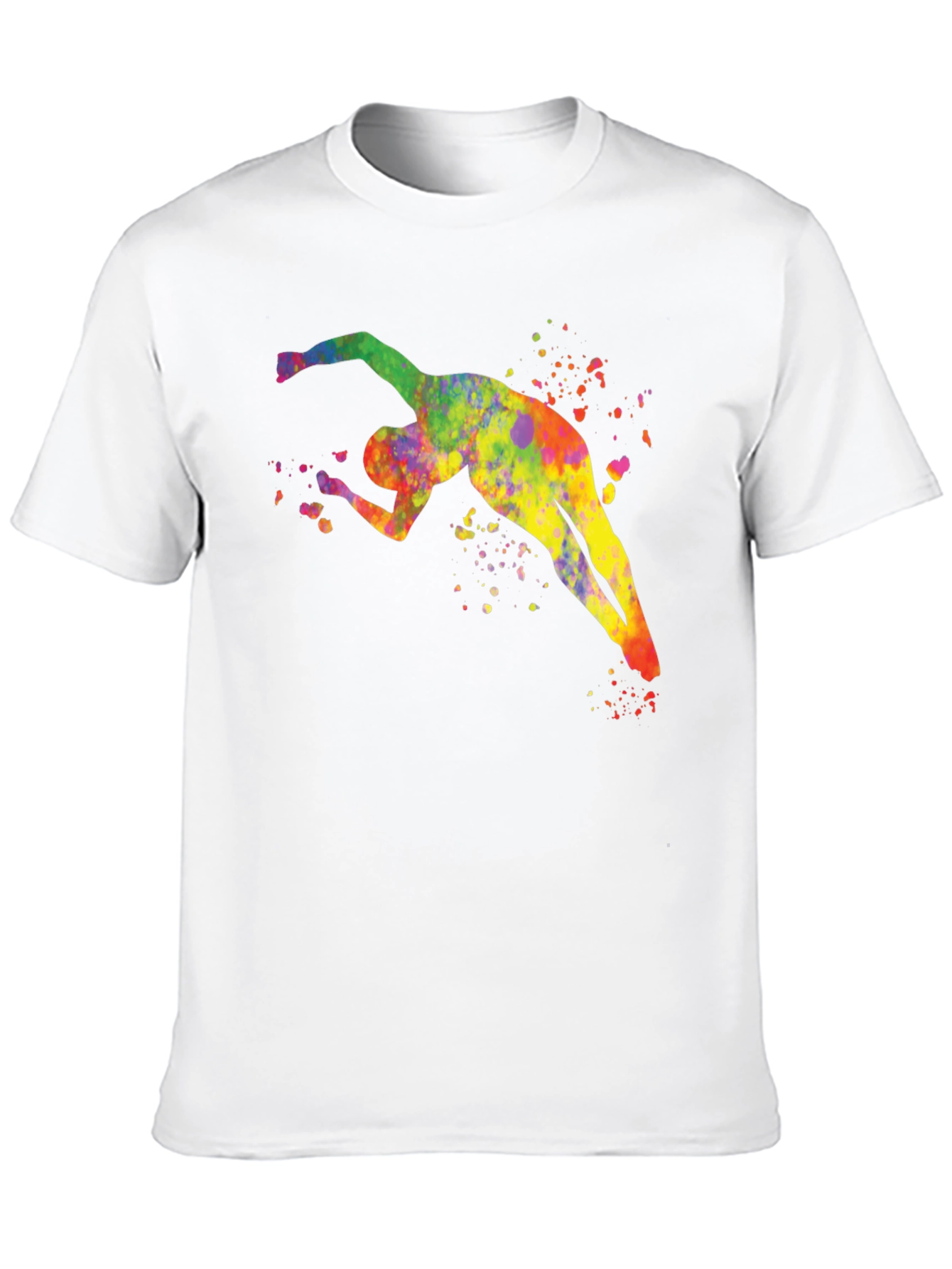 Watercolor Skydiver Graphic Tee