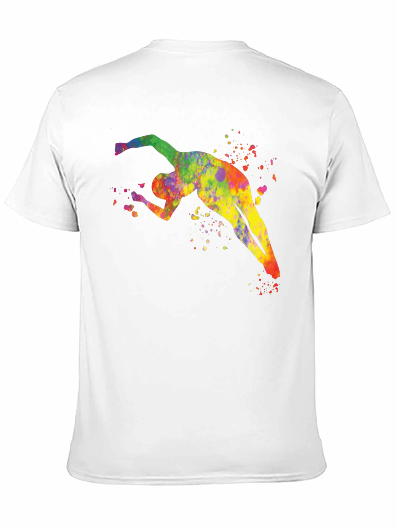 Watercolor Skydiver Graphic Tee