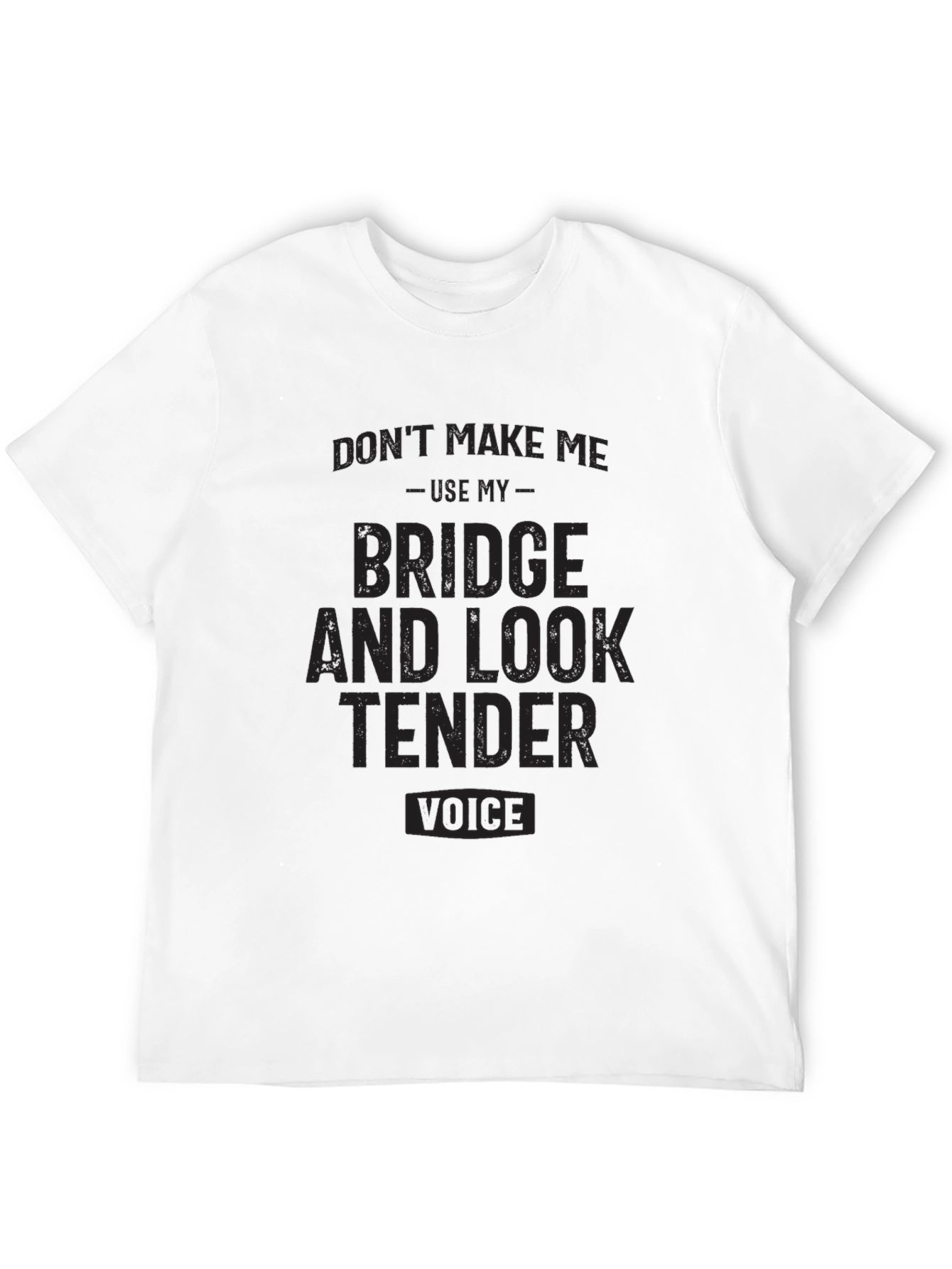 Bridge and Look Tender Voice Black T-Shirt