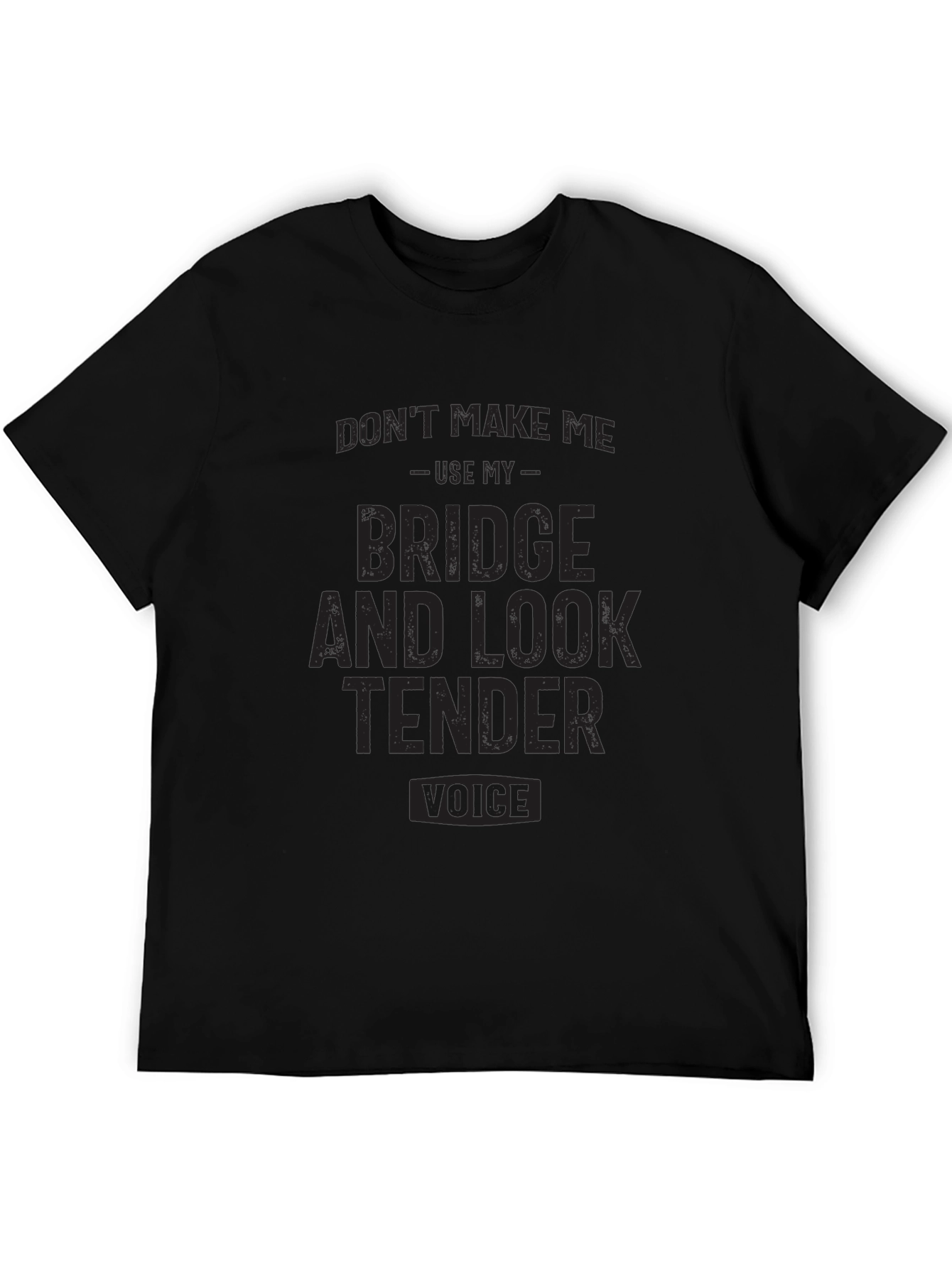 Bridge and Look Tender Voice Black T-Shirt