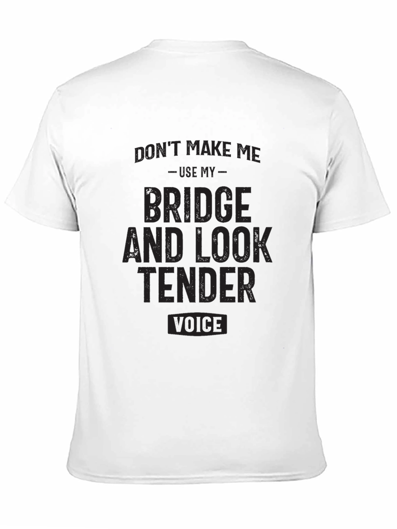 Bridge and Look Tender Voice Black T-Shirt