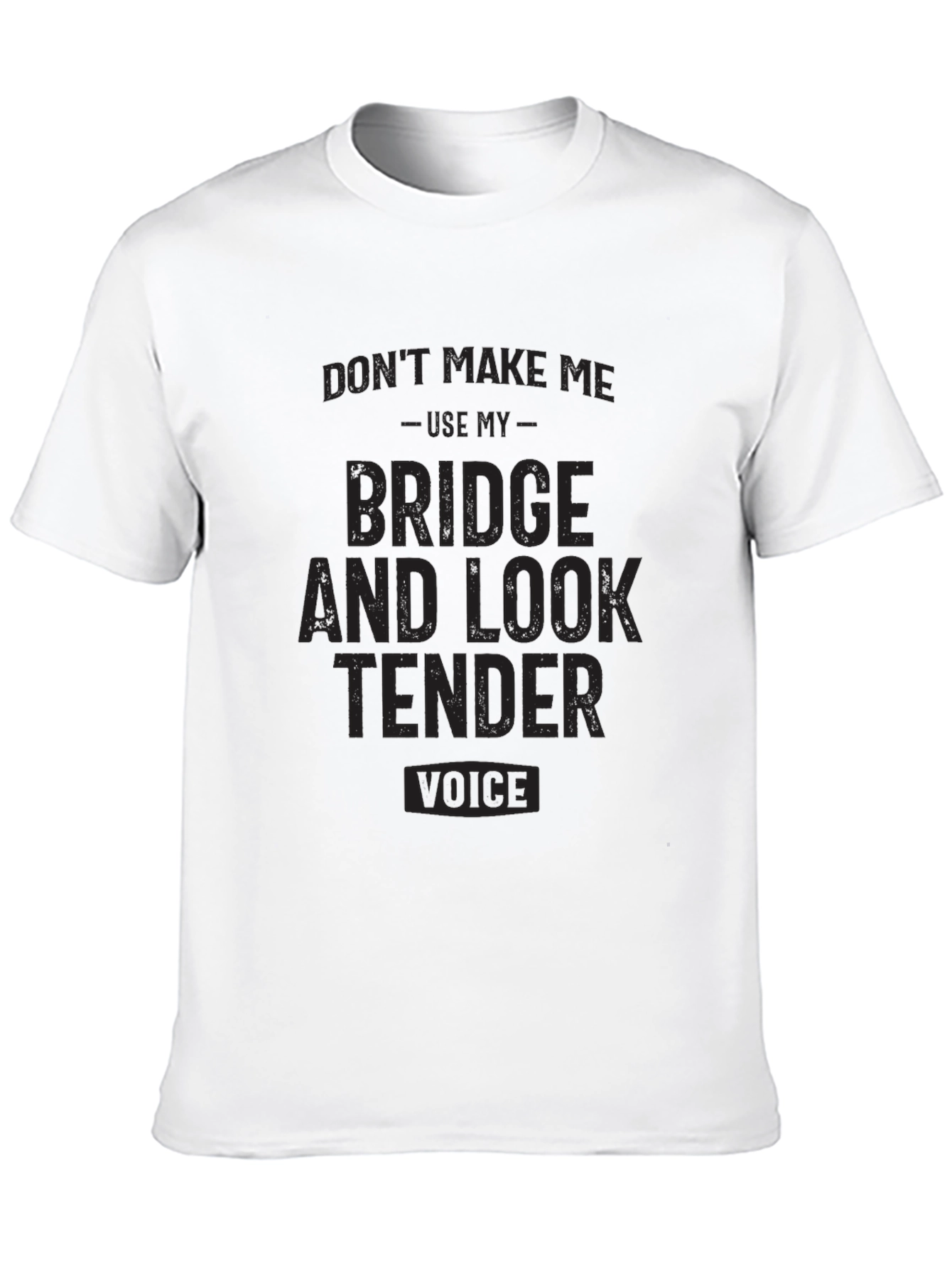 Bridge and Look Tender Voice Black T-Shirt