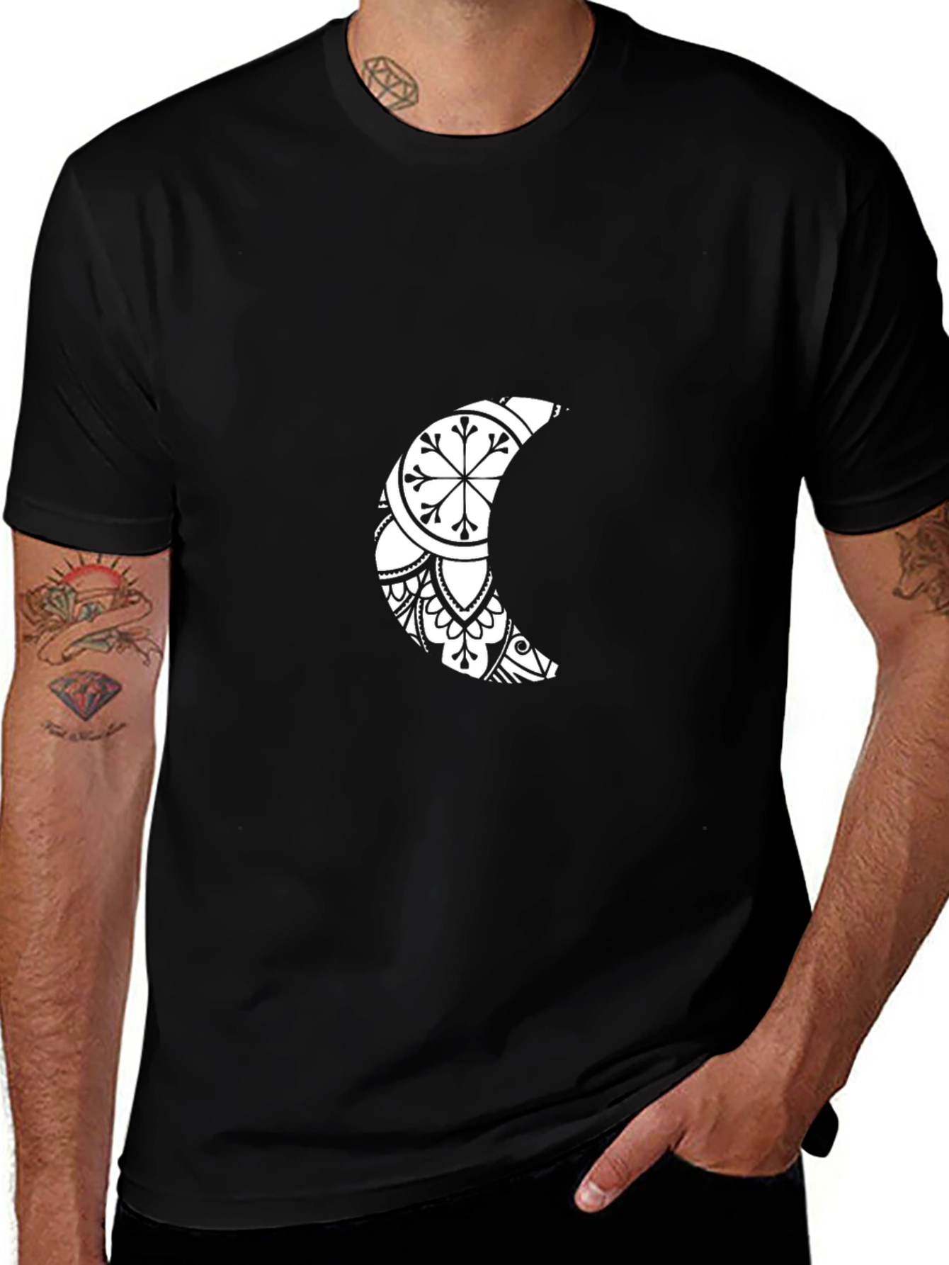 Mystic Moon Mandala Tee