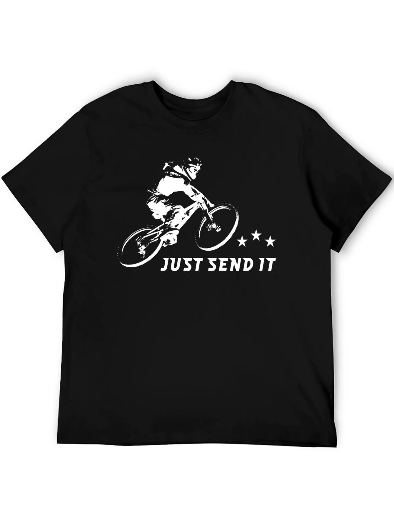 Just Send It Mountain Bike Graphic T-Shirt