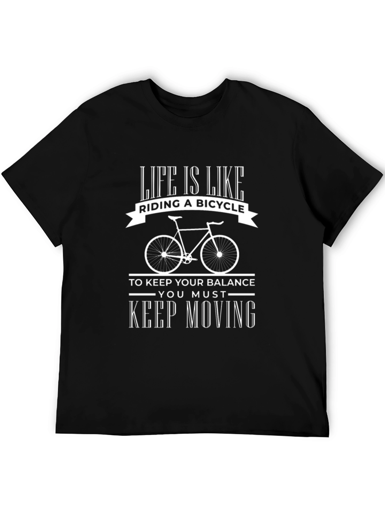 Life is Like Riding a Bicycle Graphic Tee