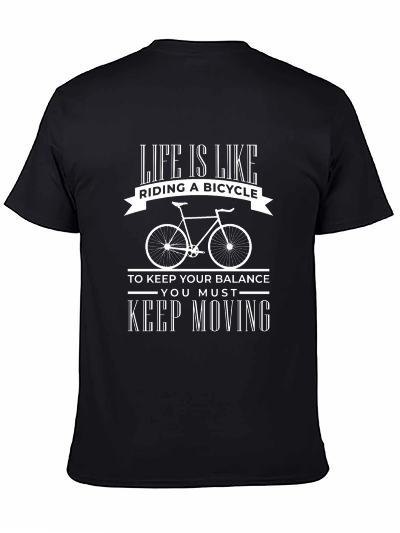 Life is Like Riding a Bicycle Graphic Tee