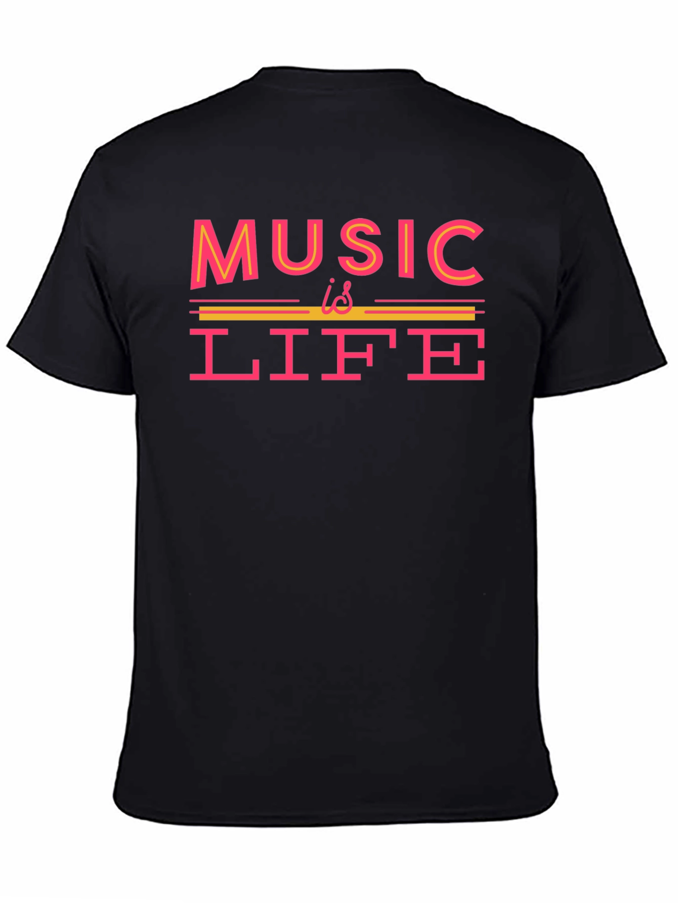 Music Is Life Graphic T-Shirt