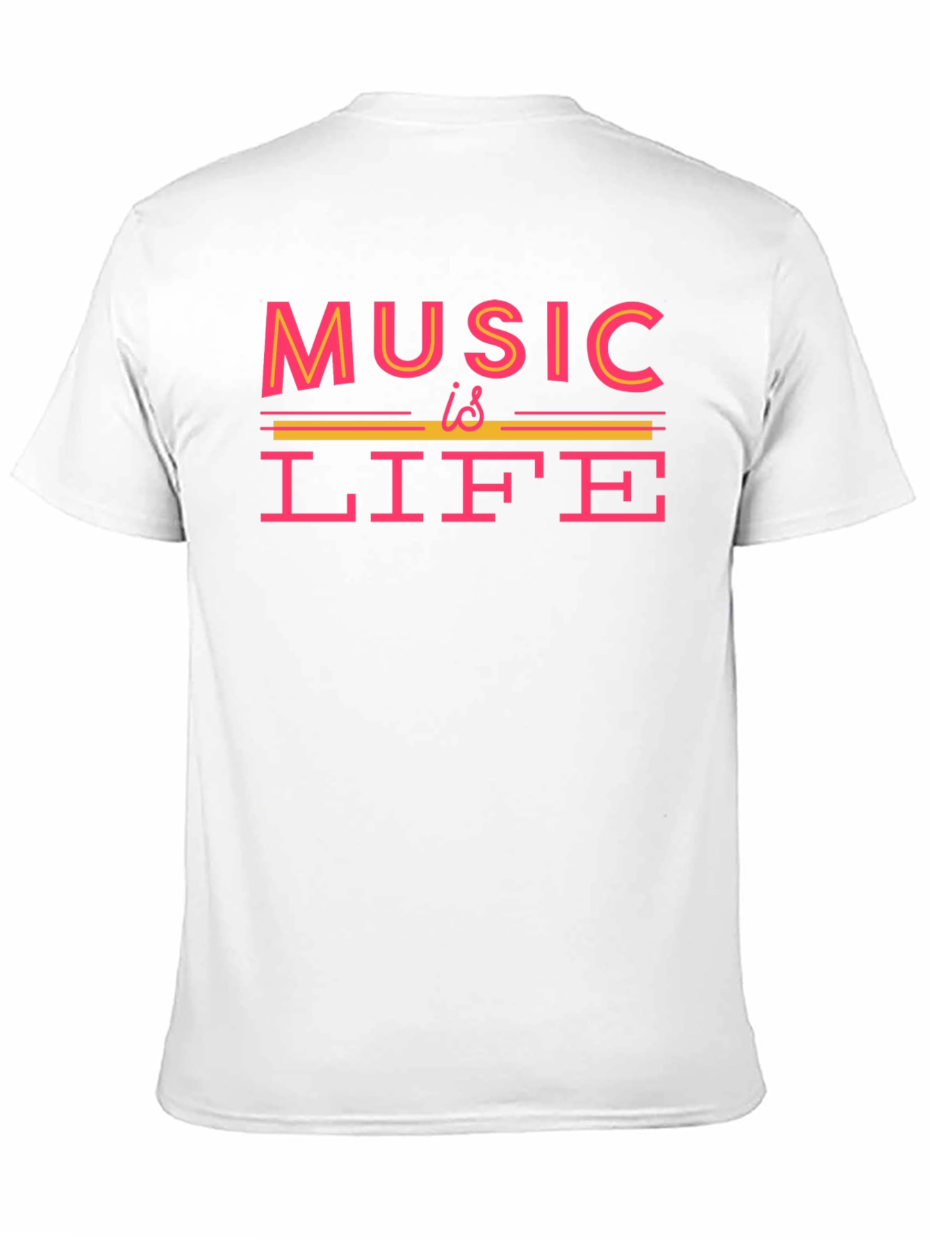 Music Is Life Graphic T-Shirt