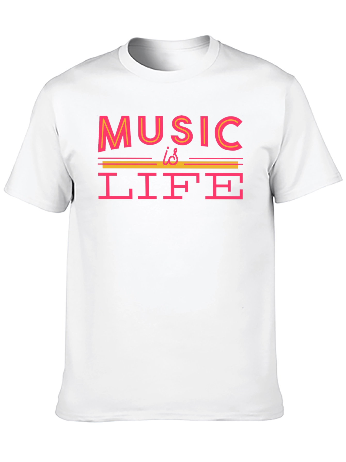 Music Is Life Graphic T-Shirt