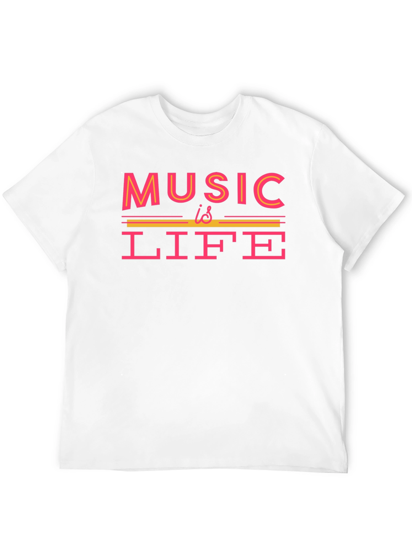 Music Is Life Graphic T-Shirt