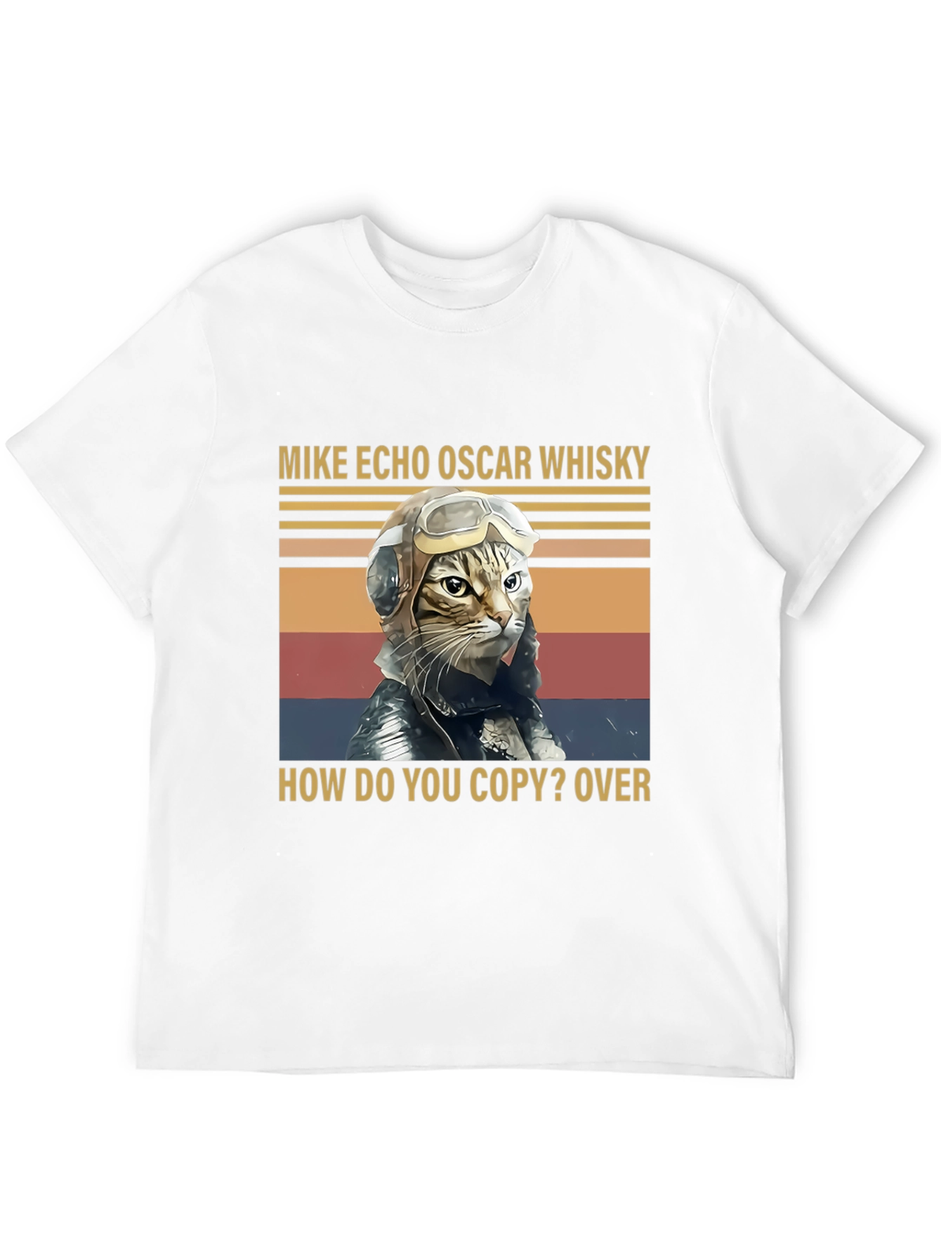 Pilot Cat T-Shirt - Funny Aviation Design