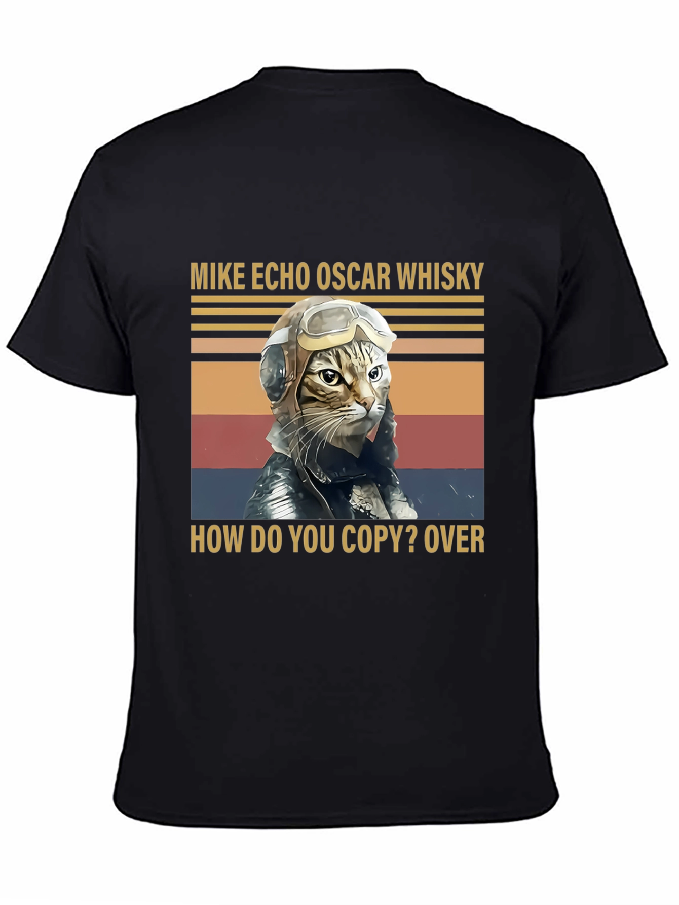 Pilot Cat T-Shirt - Funny Aviation Design