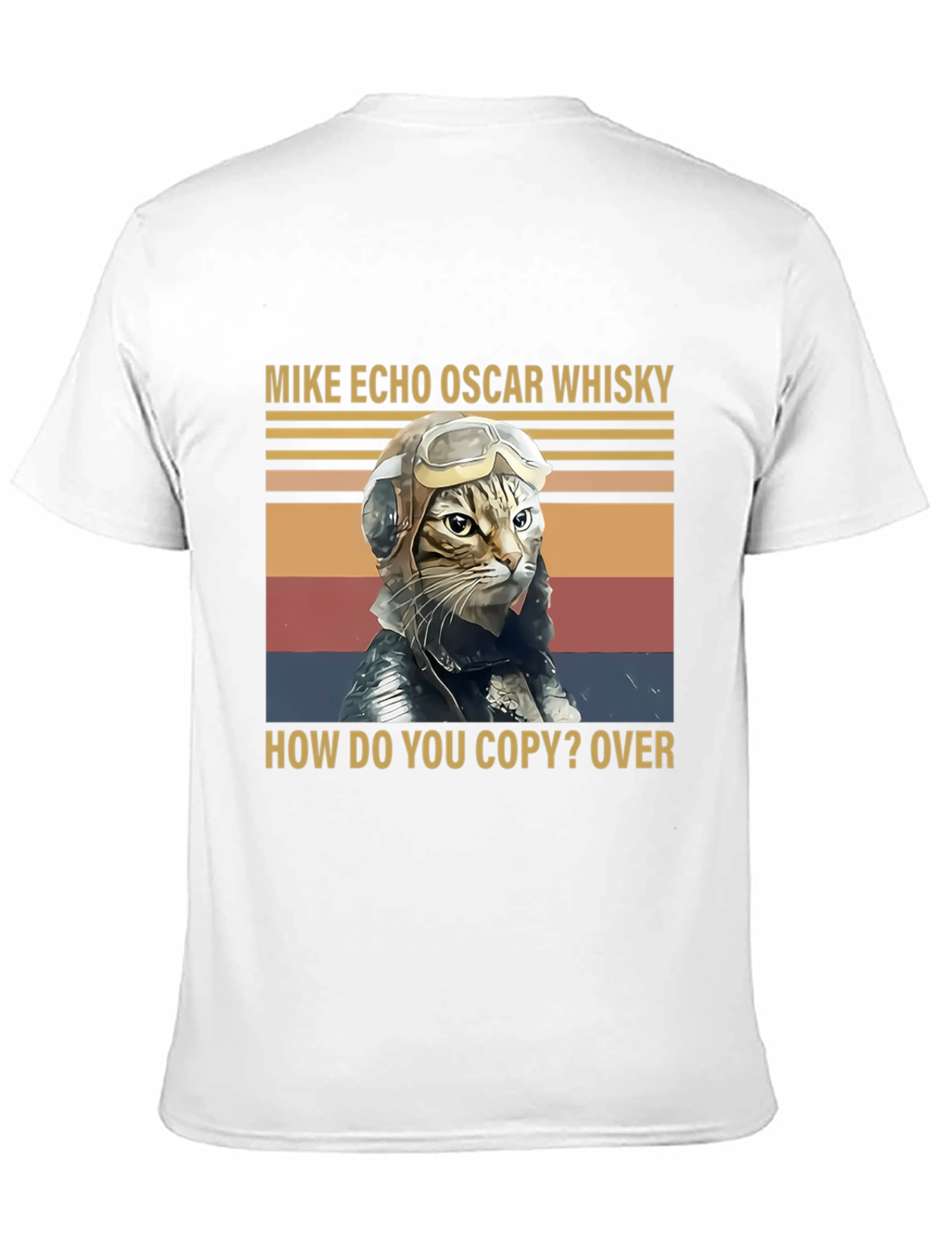 Pilot Cat T-Shirt - Funny Aviation Design