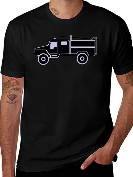 Truck Graphic Tee - Cool Black T-Shirt