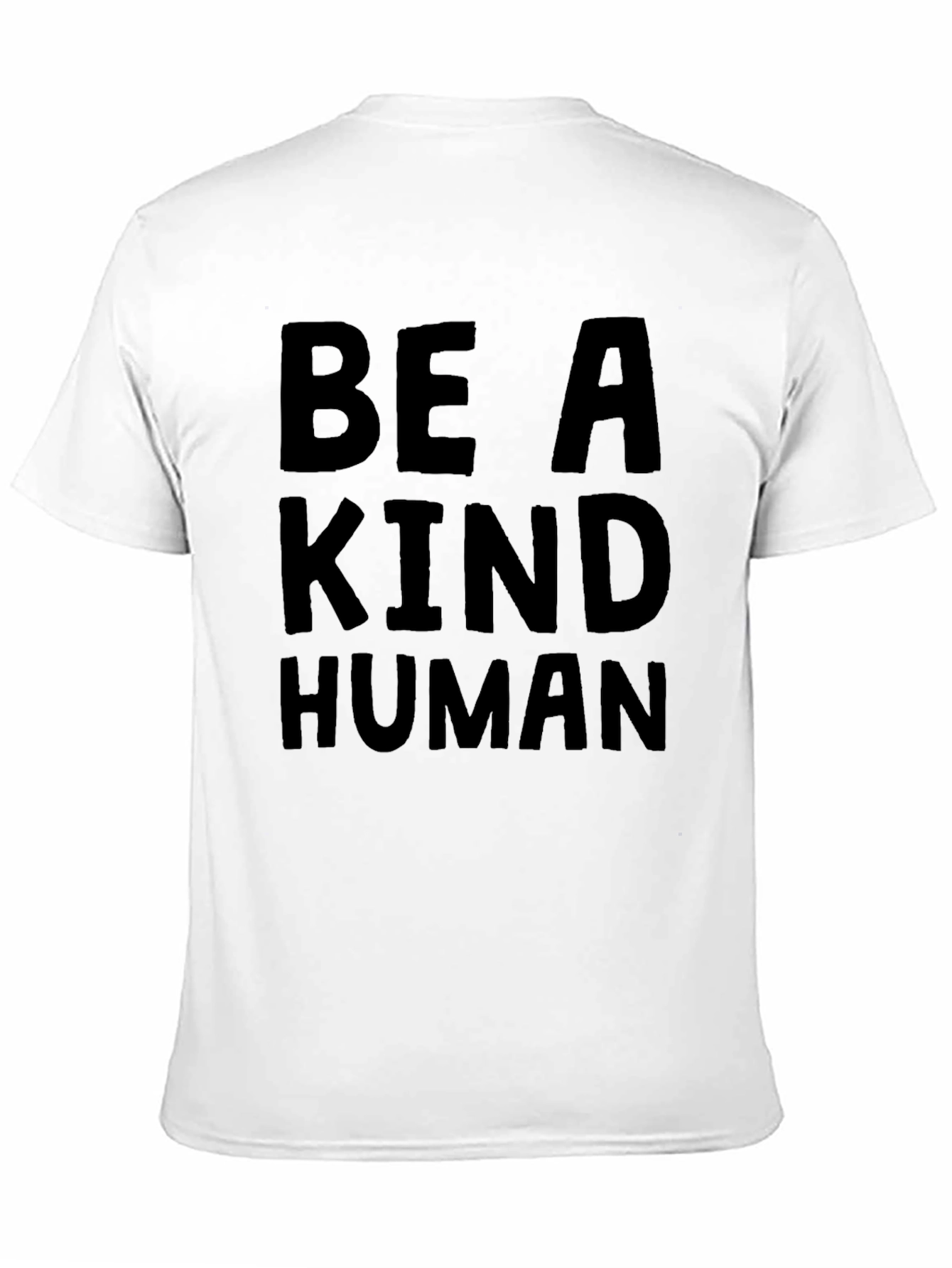Be A Kind Human Black Graphic T-Shirt