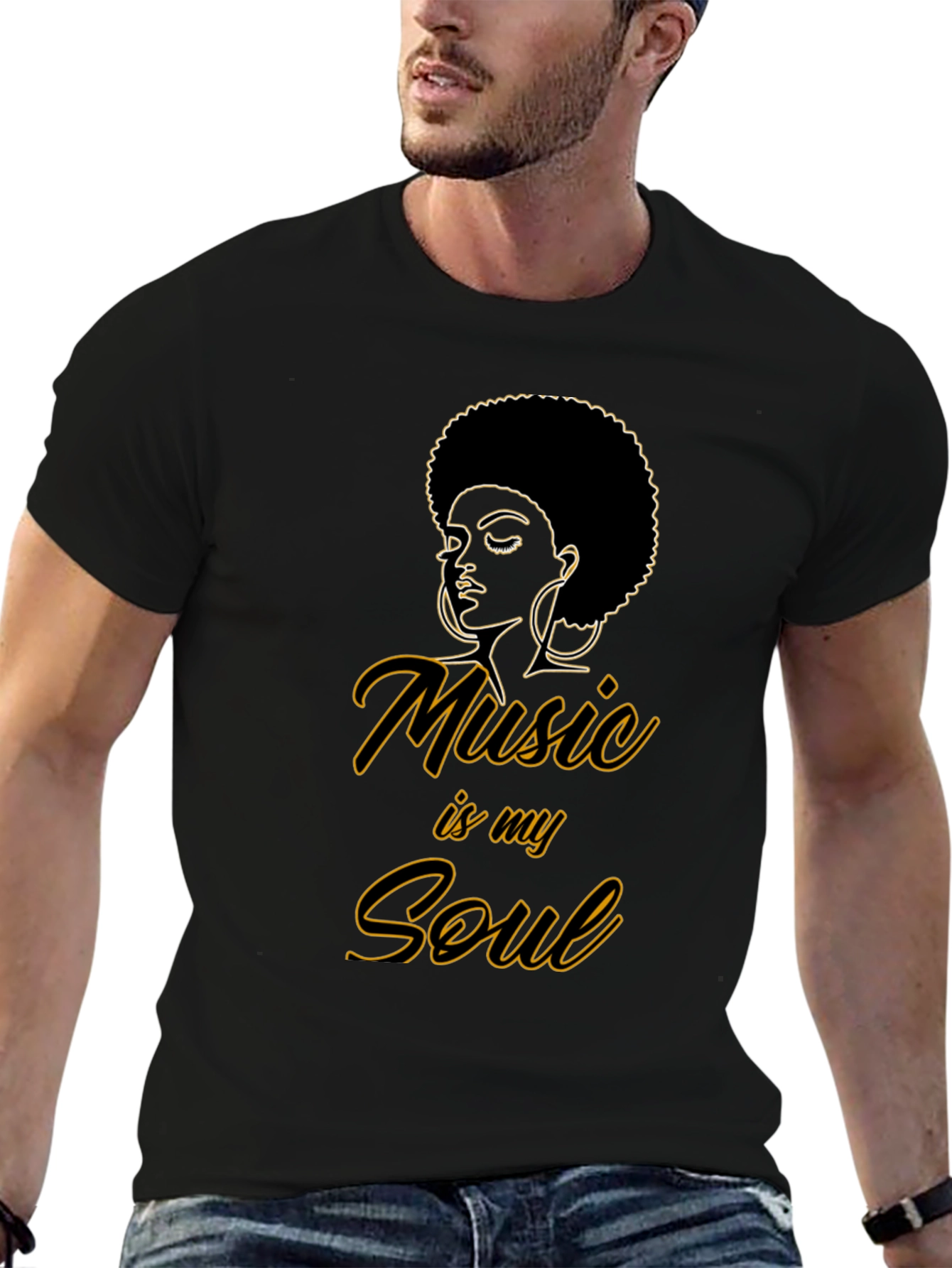 Music Is My Soul Graphic T-Shirt
