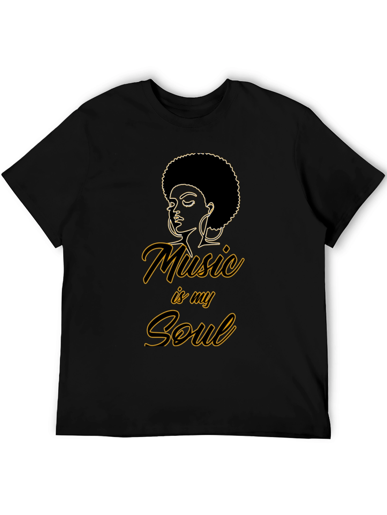 Music Is My Soul Graphic T-Shirt