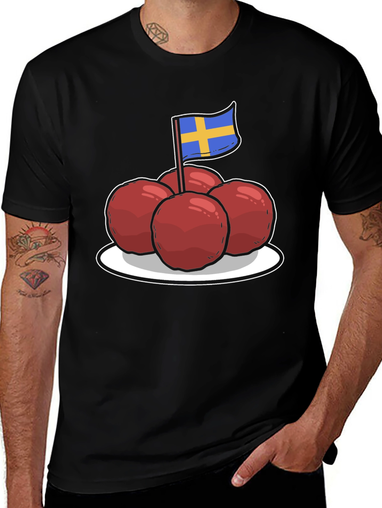 Swedish Meatballs T-Shirt - Foodie Fashion