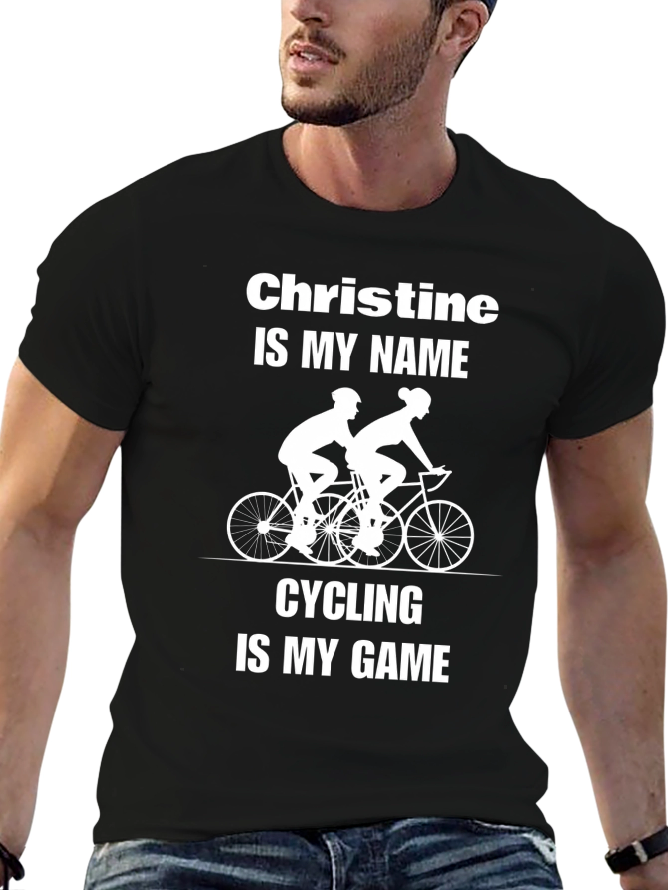 Cycling Fan T-Shirt - Christine Is My Name