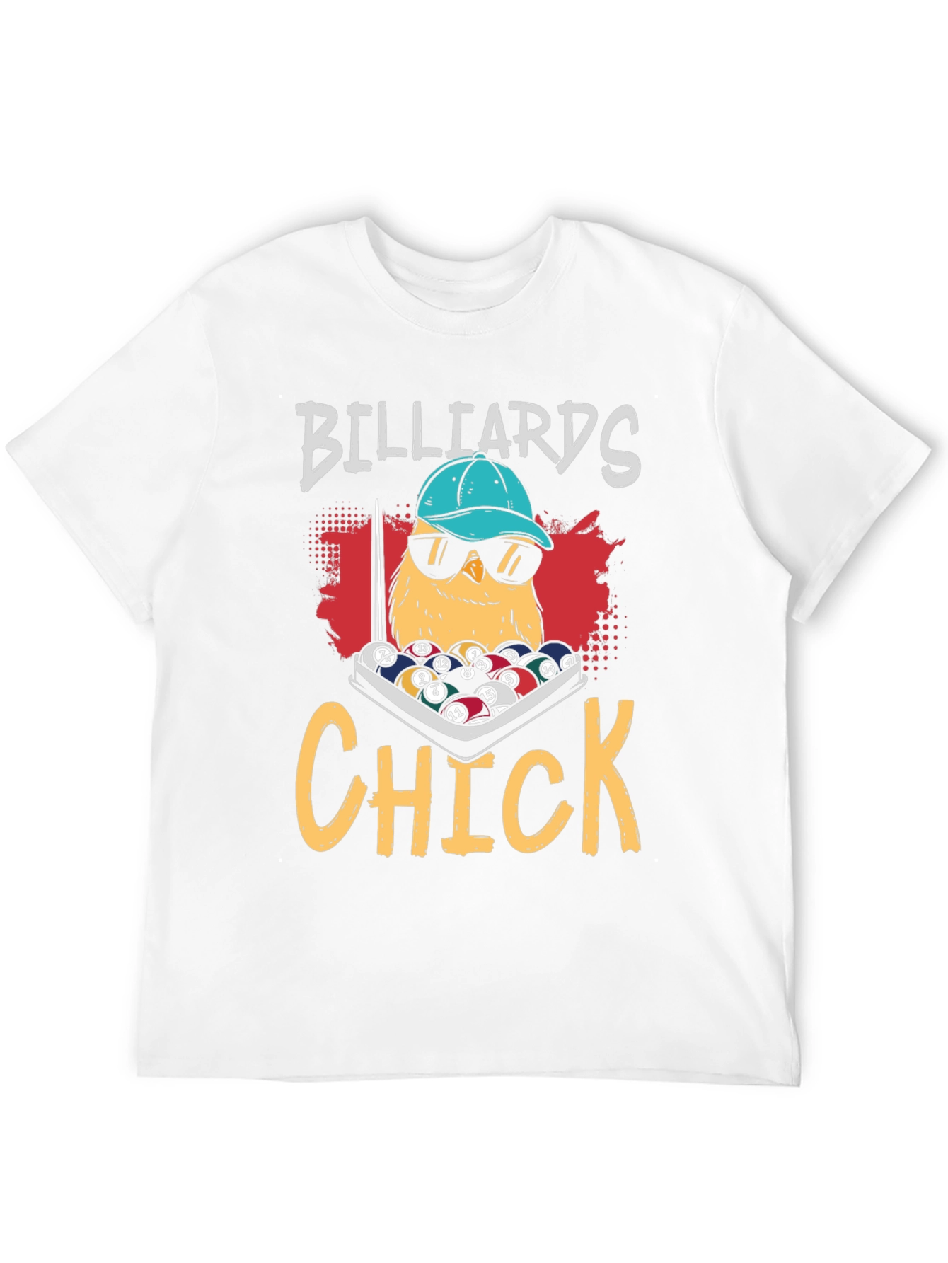 Billiards Chick Graphic Tee