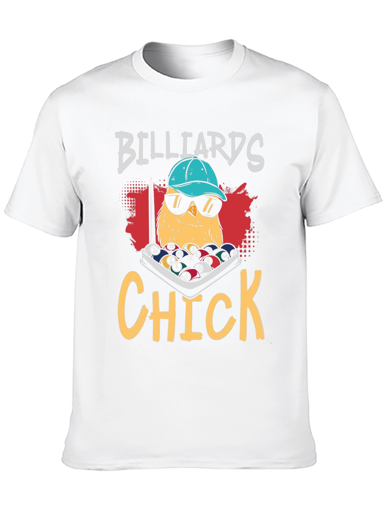 Billiards Chick Graphic Tee