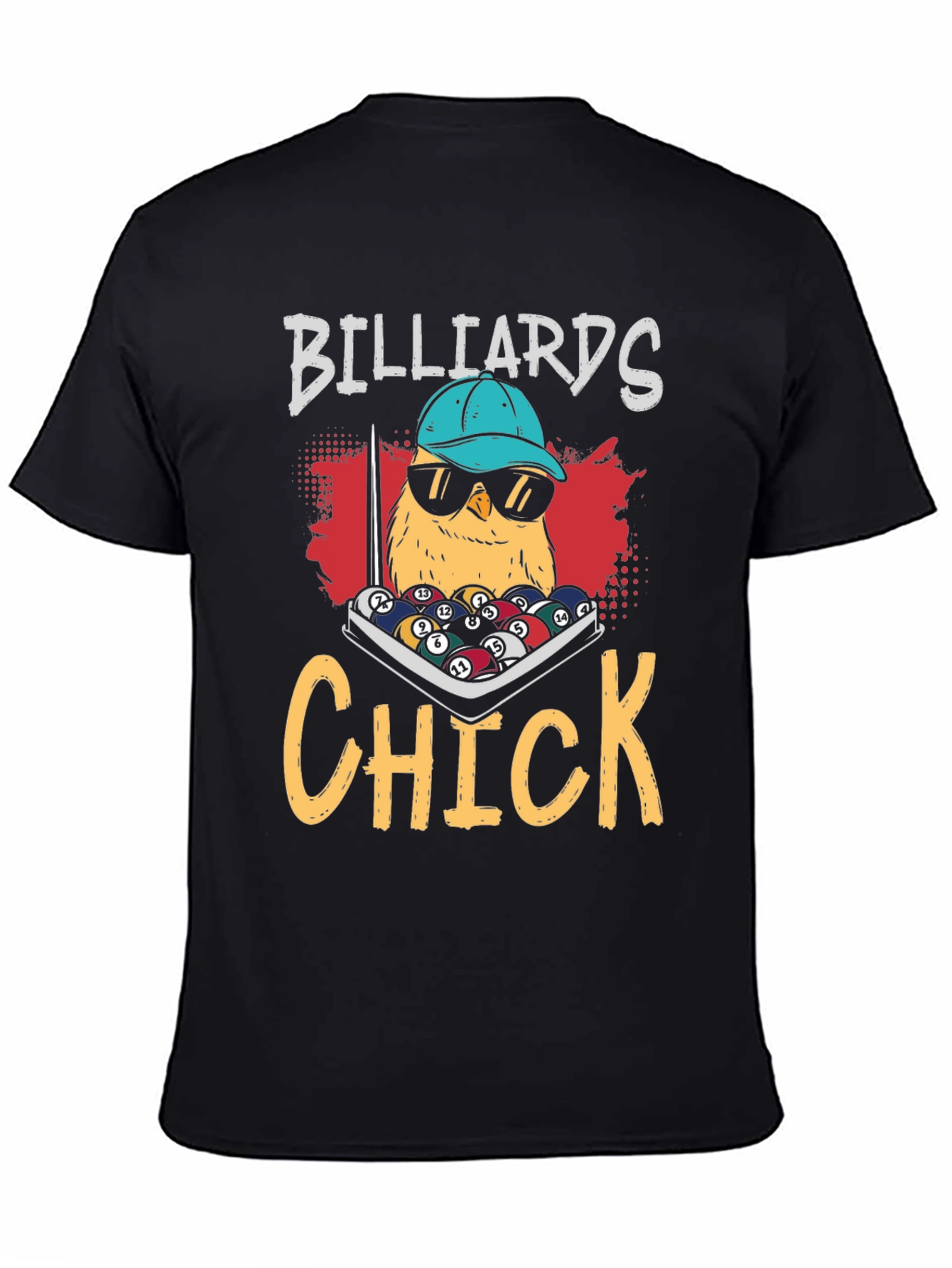 Billiards Chick Graphic Tee