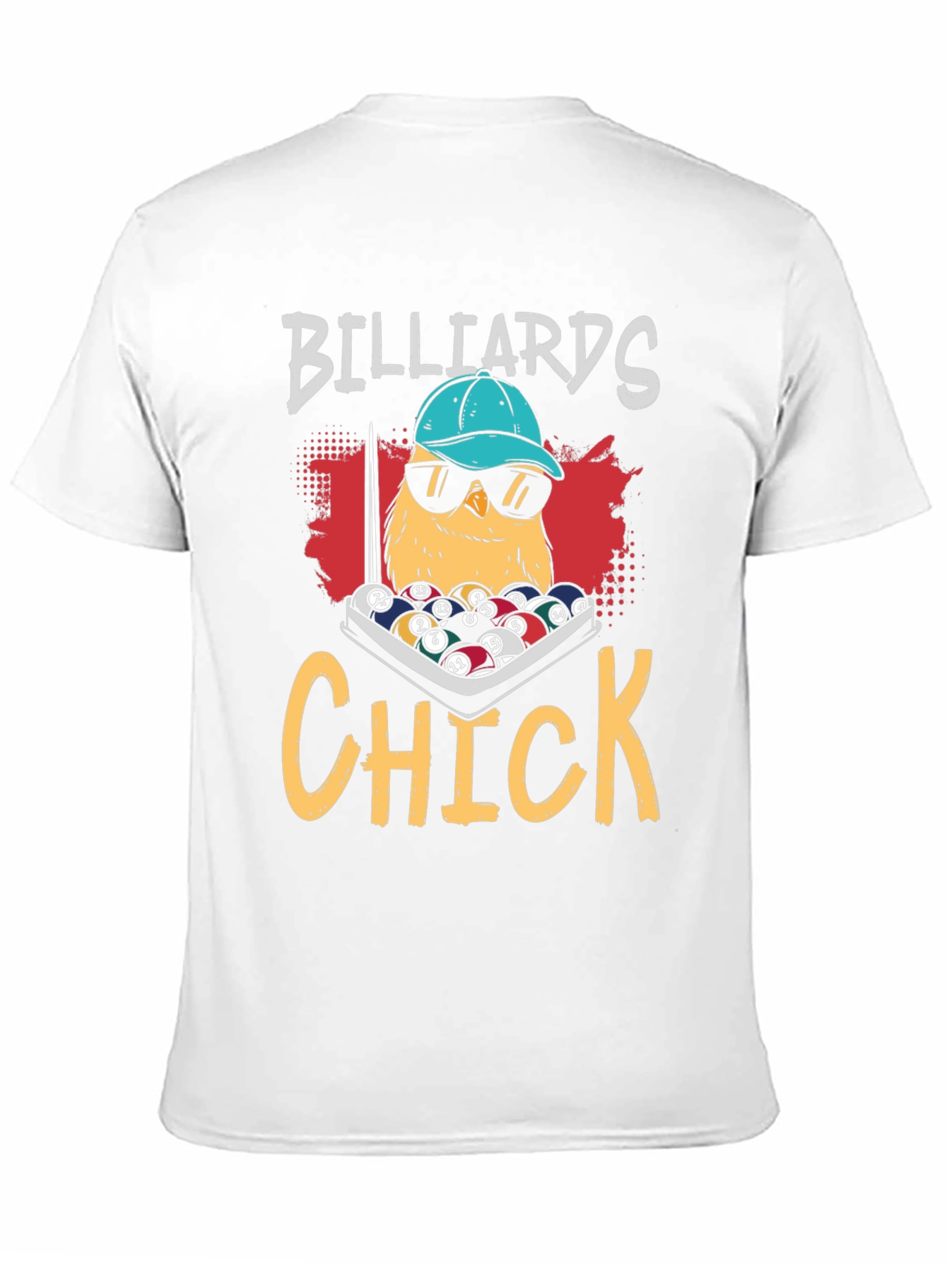 Billiards Chick Graphic Tee