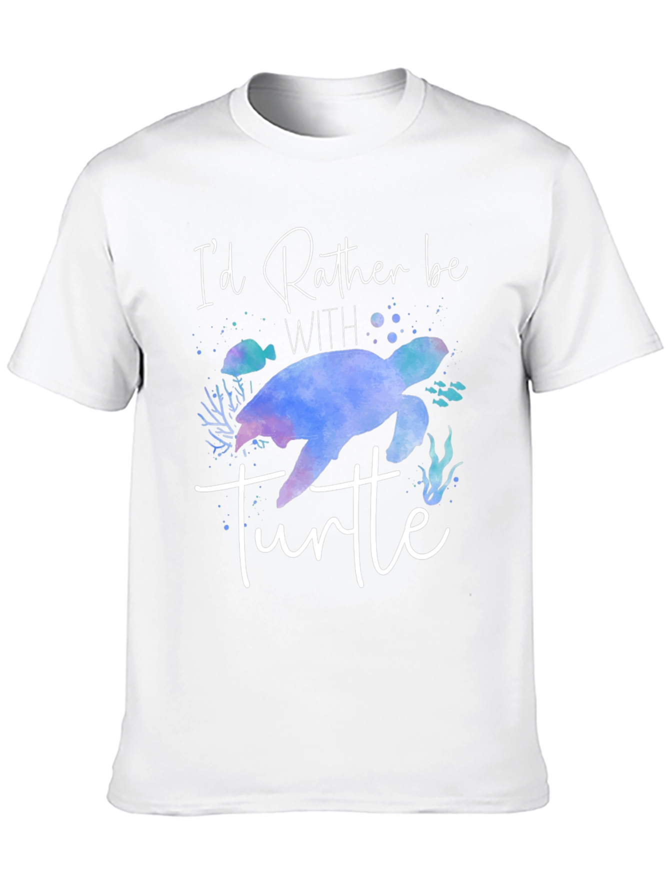 Id Rather Be With Turtle T-Shirt