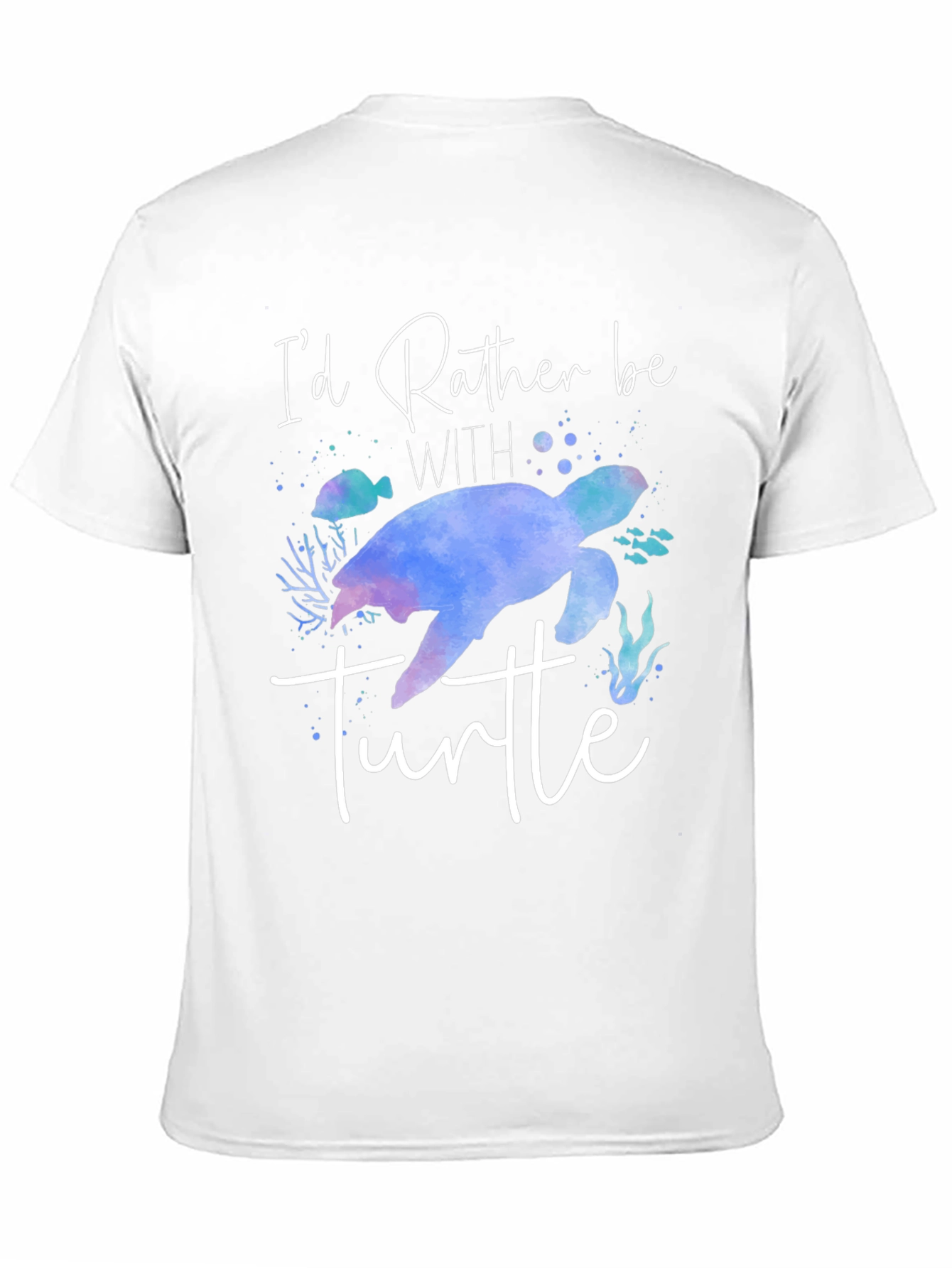 Id Rather Be With Turtle T-Shirt