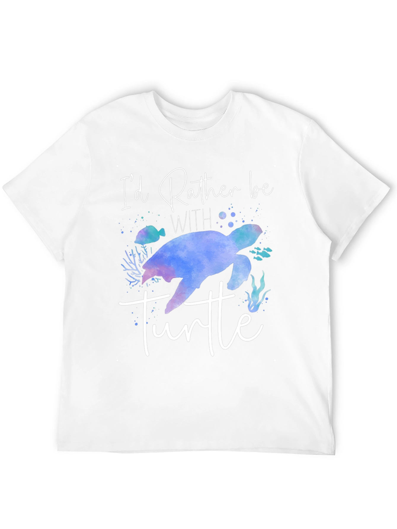 Id Rather Be With Turtle T-Shirt