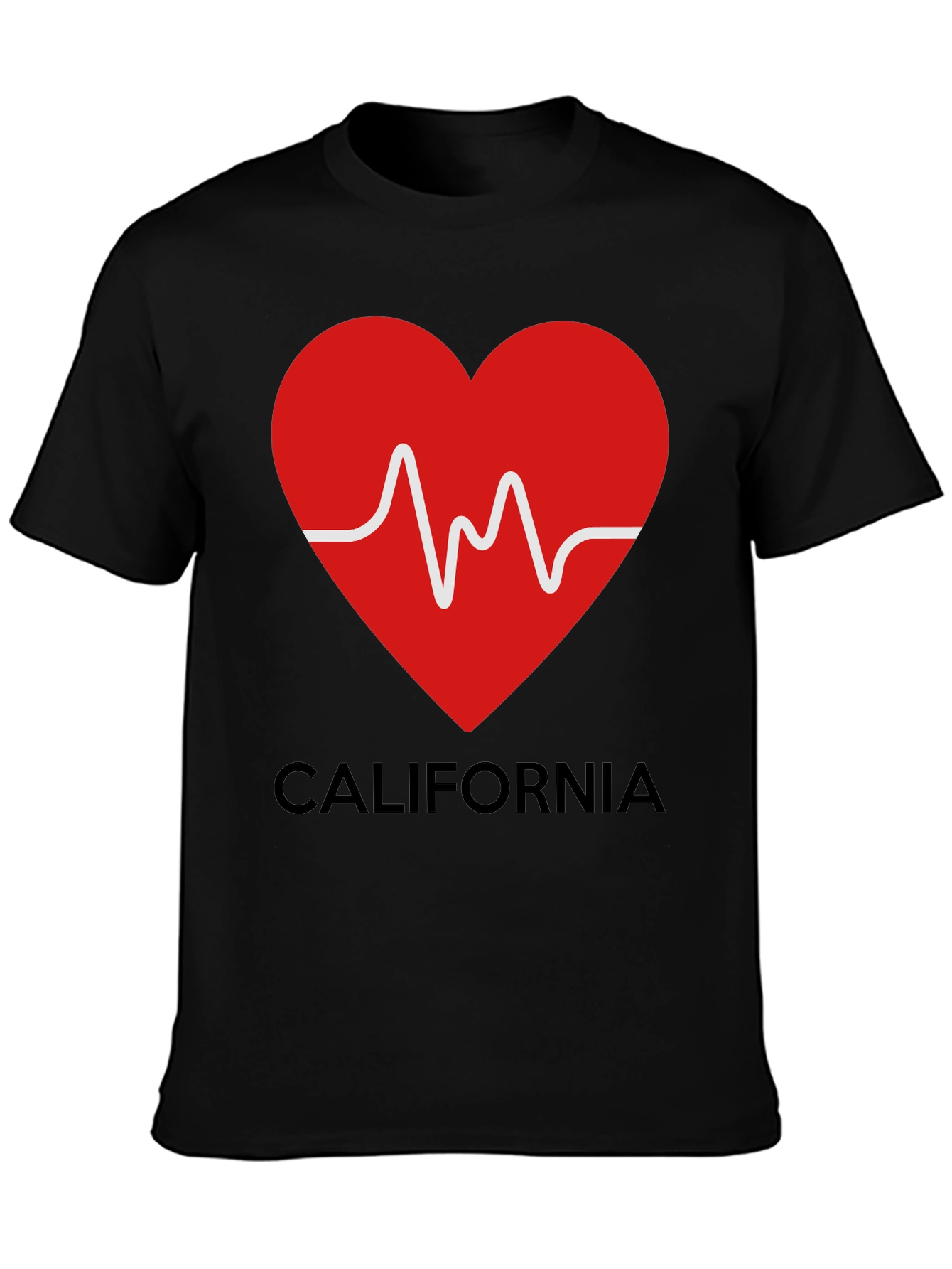 California Love Heartbeat T-Shirt