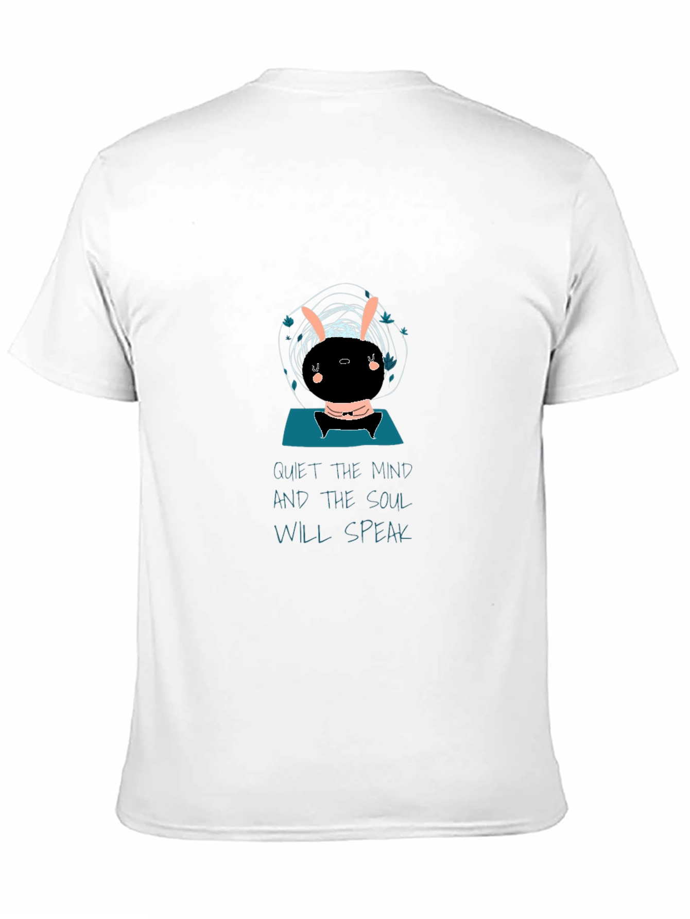 Quiet the Mind Graphic Black T-Shirt