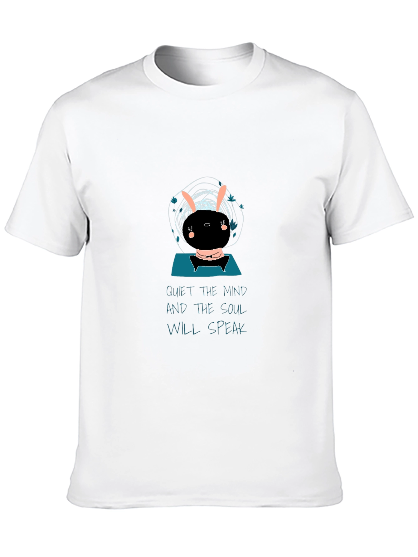 Quiet the Mind Graphic Black T-Shirt
