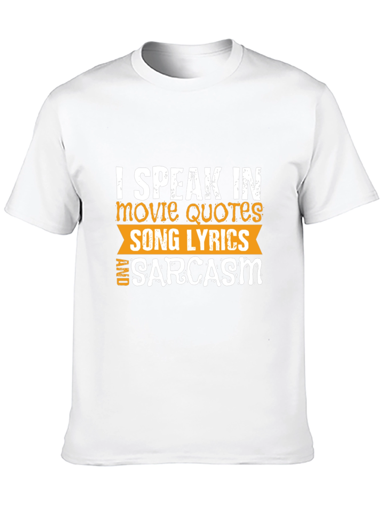 Movie Quotes Song Lyrics & Sarcasm Black T-Shirt