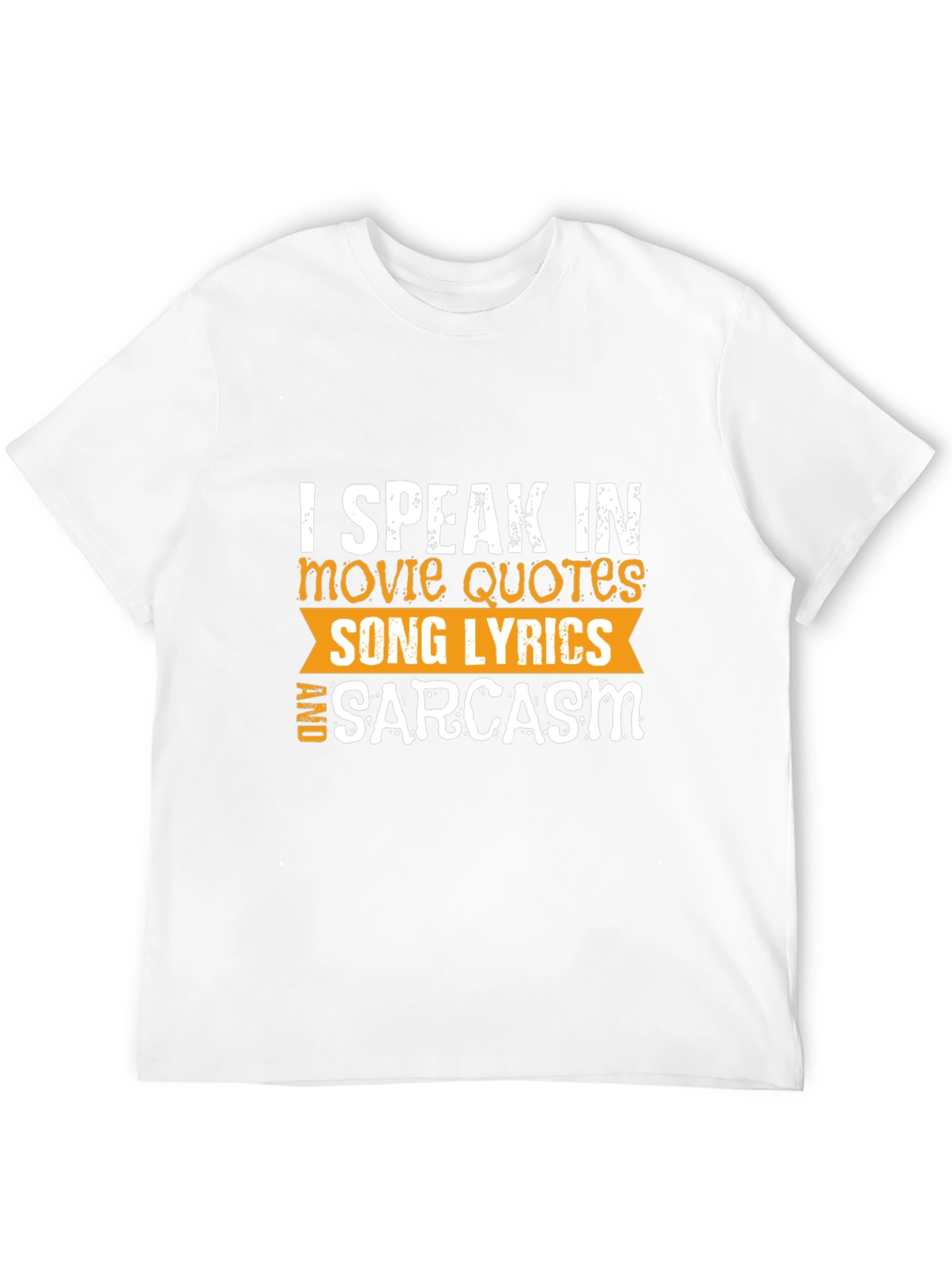 Movie Quotes Song Lyrics & Sarcasm Black T-Shirt