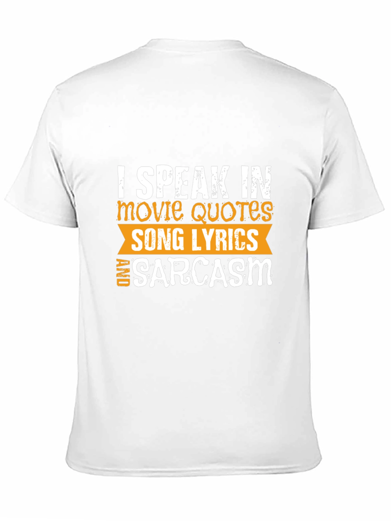 Movie Quotes Song Lyrics & Sarcasm Black T-Shirt
