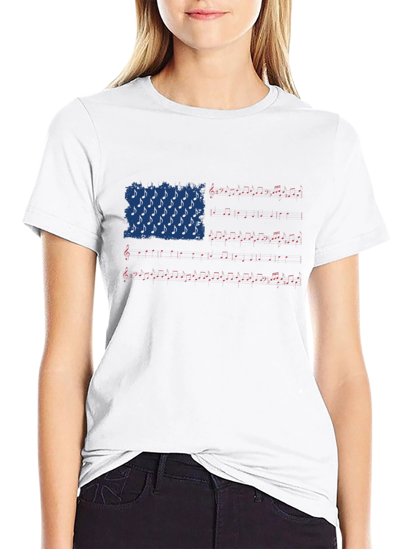 Musical Flag Graphic Tee