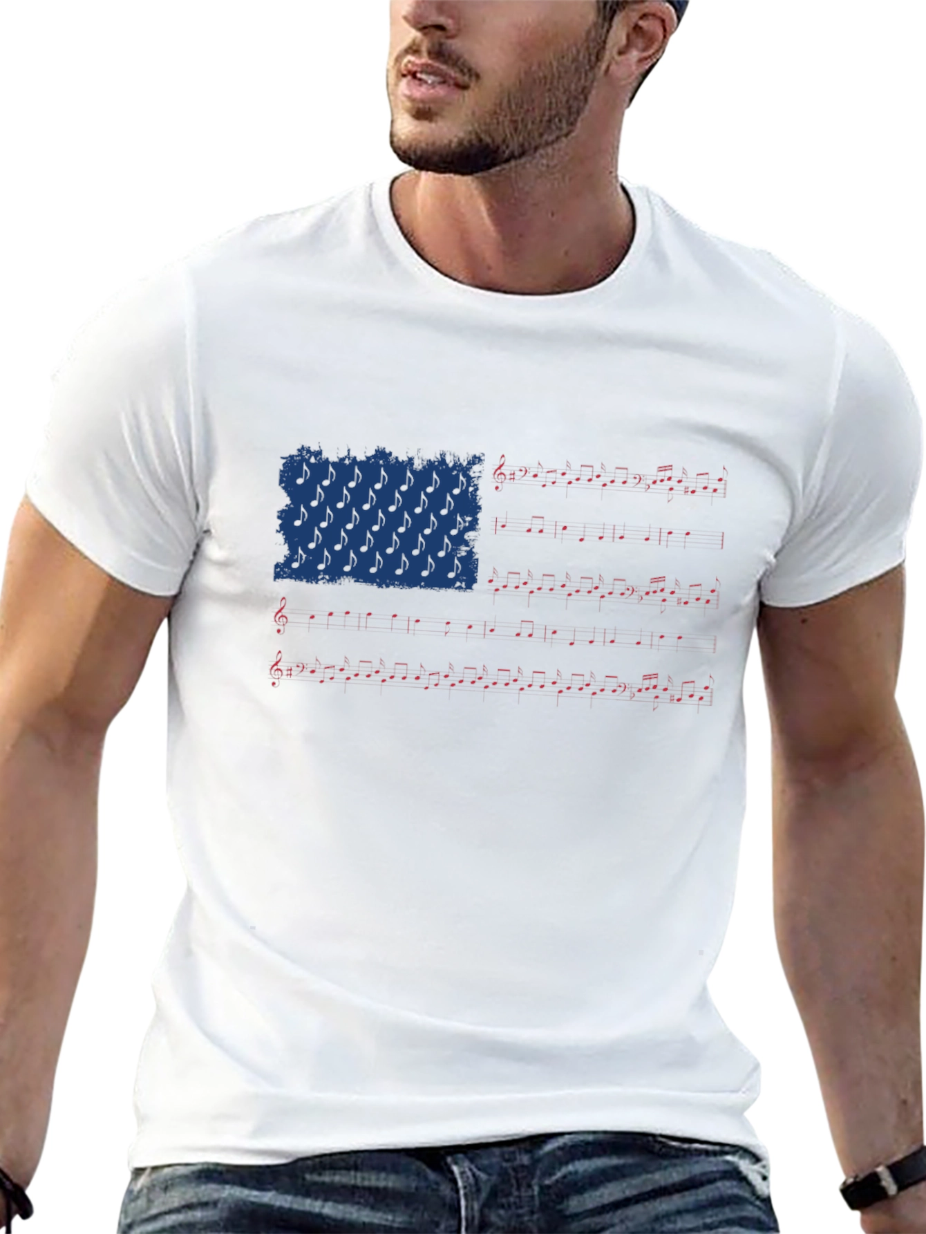 Musical Flag Graphic Tee