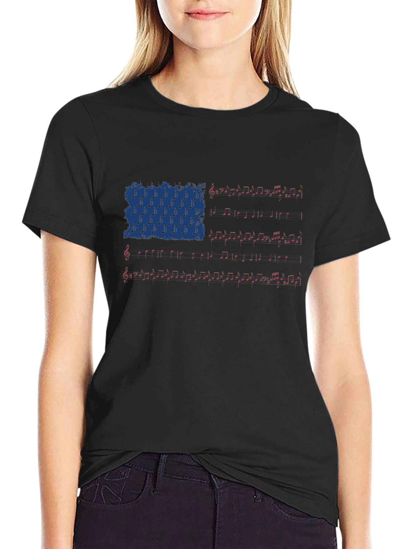 Musical Flag Graphic Tee