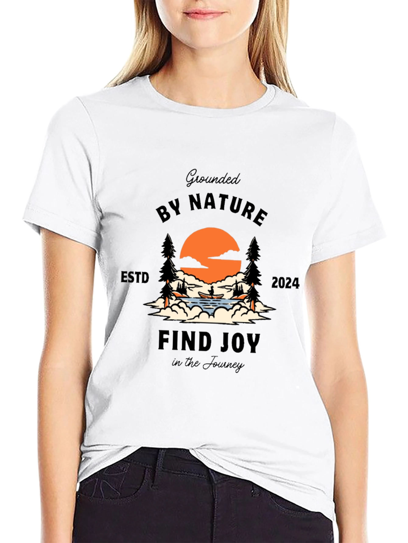 Grounded by Nature Tee: Find Joy in the Journey
