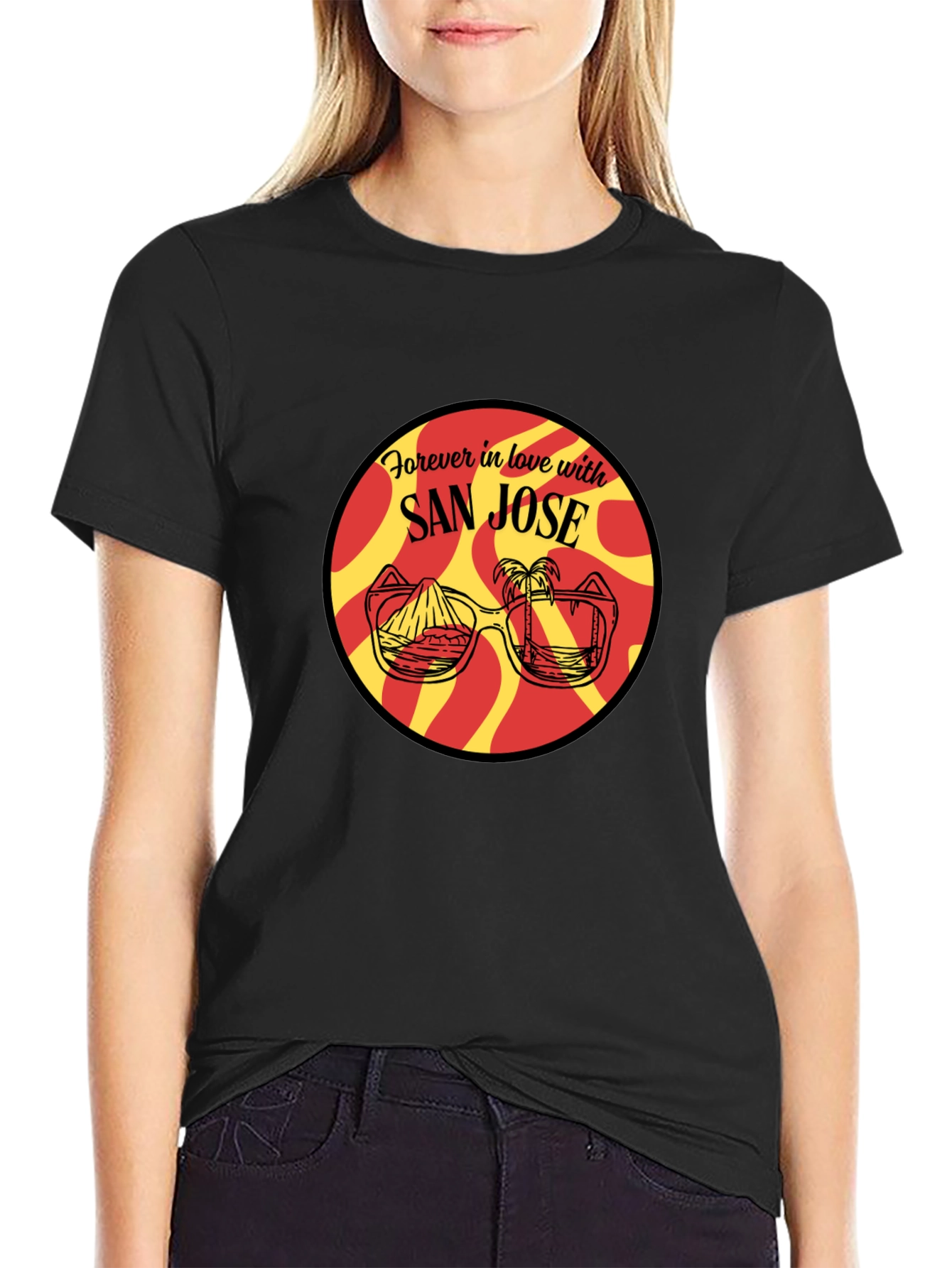 San Jose T-Shirt: Forever in Love Graphic Tee