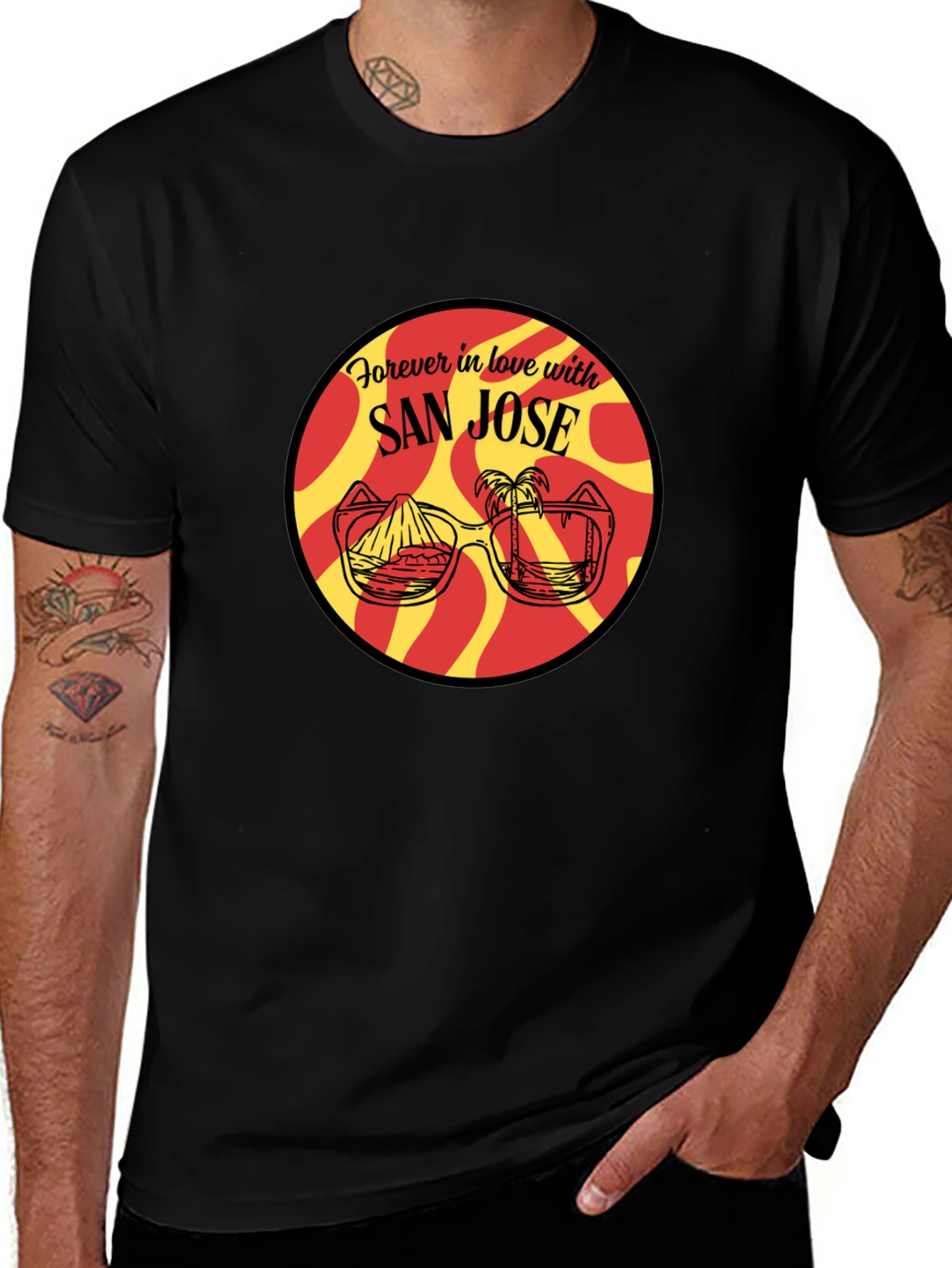 San Jose T-Shirt: Forever in Love Graphic Tee