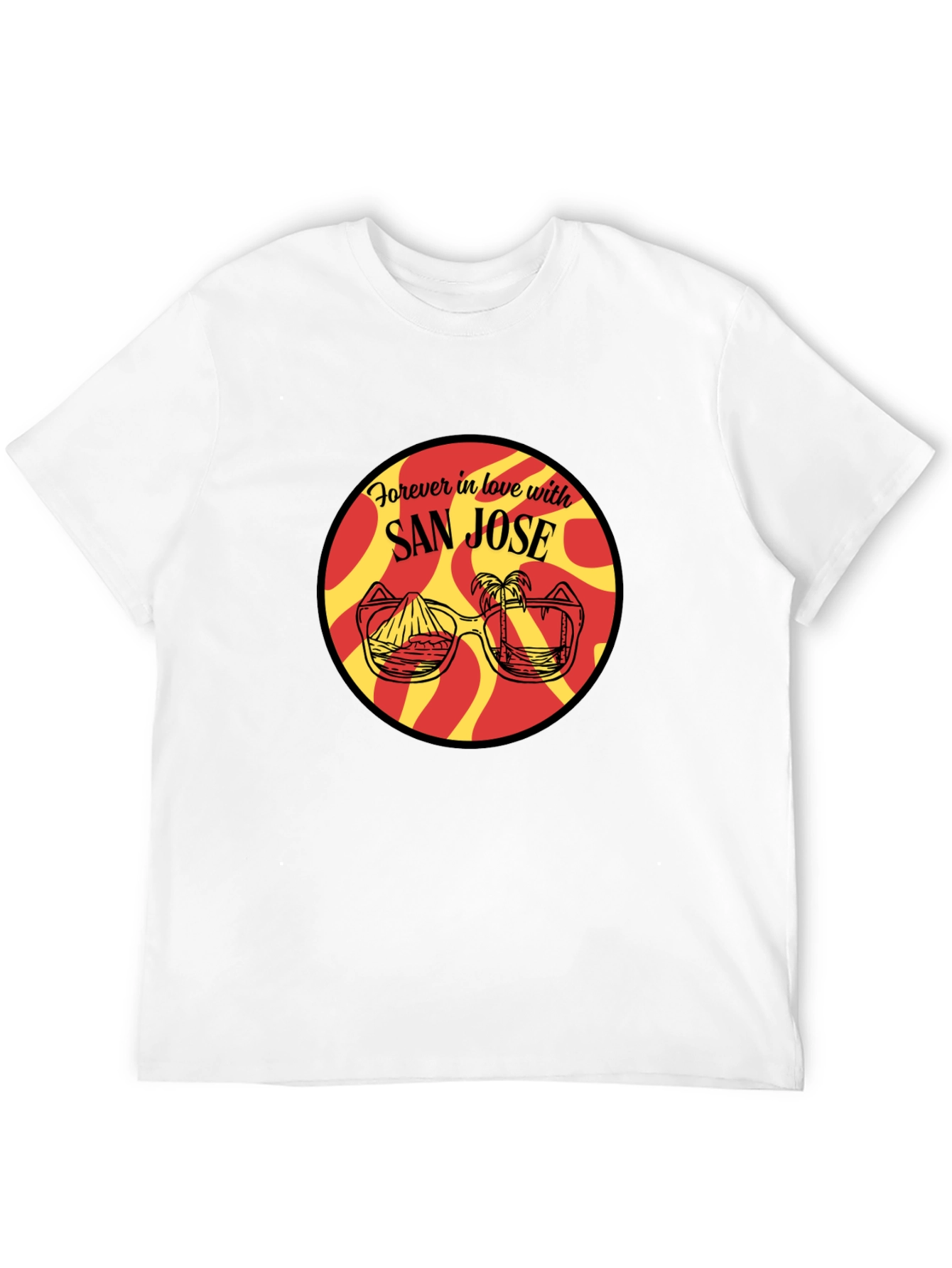 San Jose T-Shirt: Forever in Love Graphic Tee